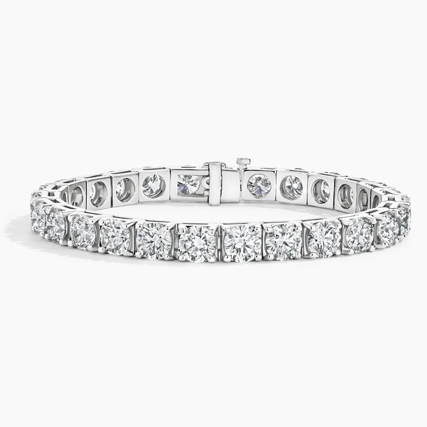 7 In. Lab Diamond Tennis Bracelet (27 ct. tw.) in 14K White Gold