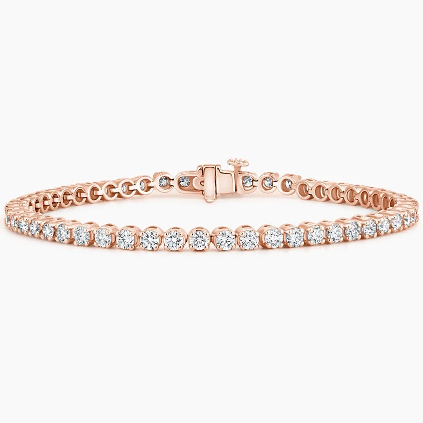 7 In. Diamond Tennis Bracelet (4 ct. tw.) in 14K Rose Gold