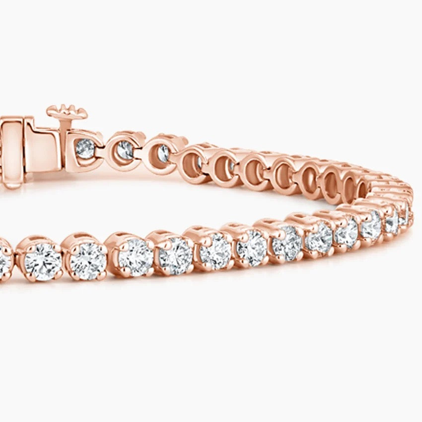 7 In. Diamond Tennis Bracelet (4 ct. tw.) in 14K Rose Gold