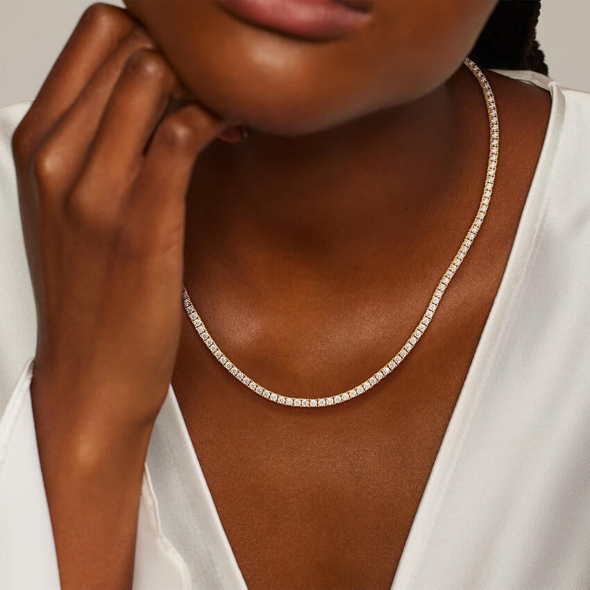 Eclipse® Four-Prong Tennis Necklace (10 ct. tw.)