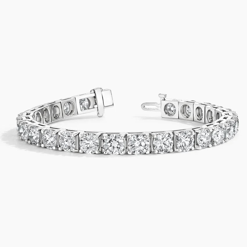7 In. Lab Diamond Tennis Bracelet (27 ct. tw.) in 14K White Gold