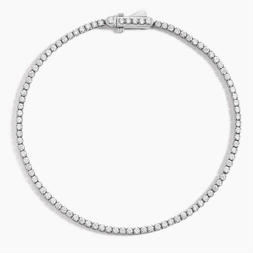 Petite Lab Diamond Tennis Bracelet (1 1/2 ct. tw.) in 14K White Gold