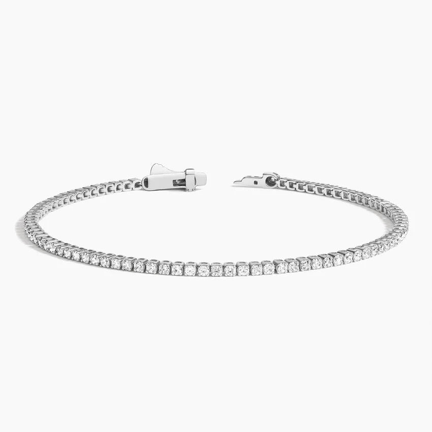 Petite Lab Diamond Tennis Bracelet (1 1/2 ct. tw.) in 14K White Gold