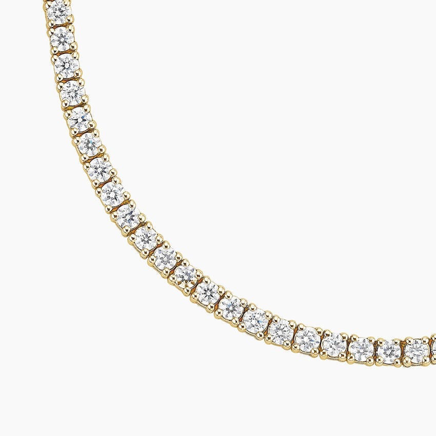 Petite Eclipse® Perfect Four-Prong Moissanite Tennis Necklace (3 ct. tw.) (2mm)