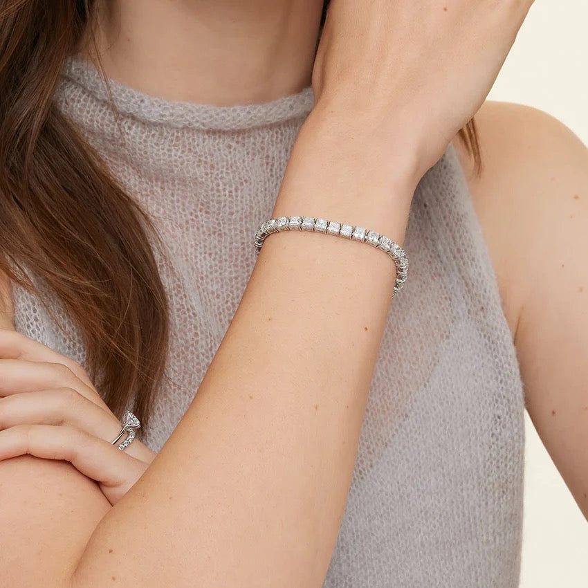 Eclipse® Princess Cut Tennis Bracelet (14 ct. tw.)