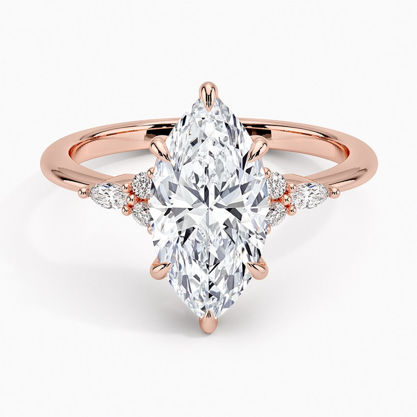 Eclipse® 1 ct. tw. Marquise Ring in 18K Rose Gold