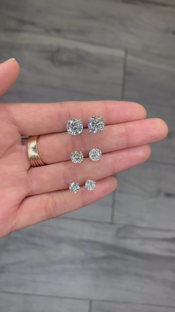 Eclipse® 4-Prong Stud Earrings