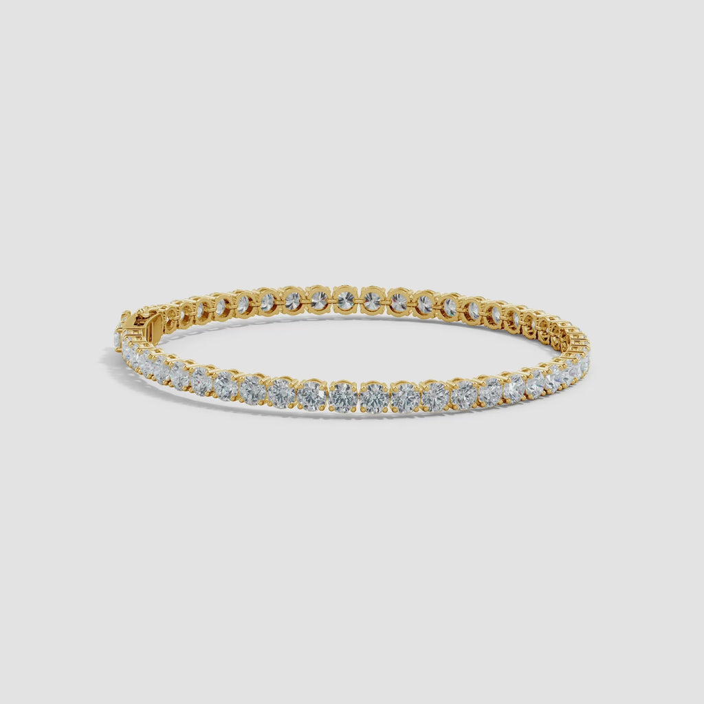 Gold Eclipse® Tennis Bracelet  6mm